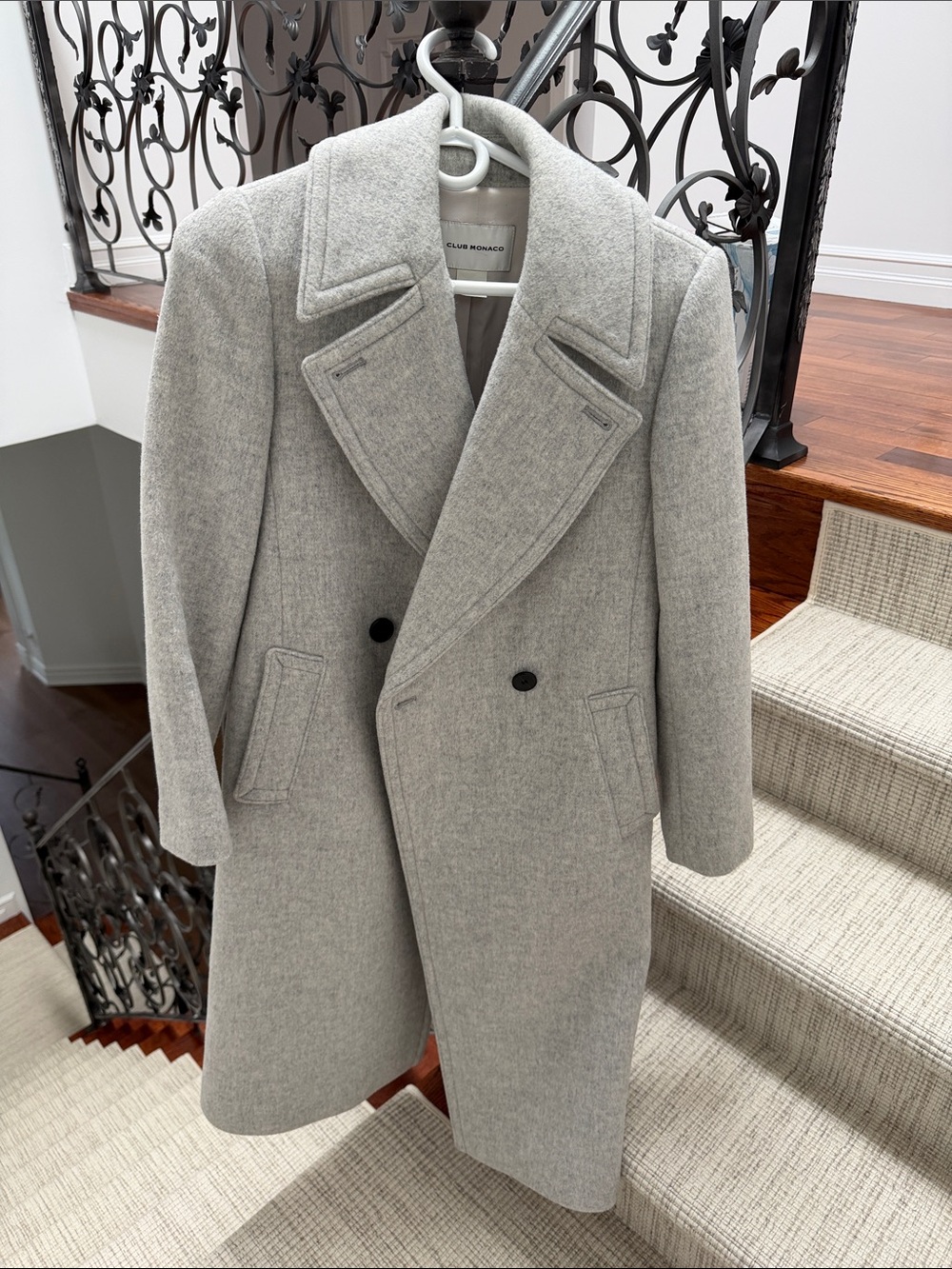 Club Monaco Gray Wool Coat